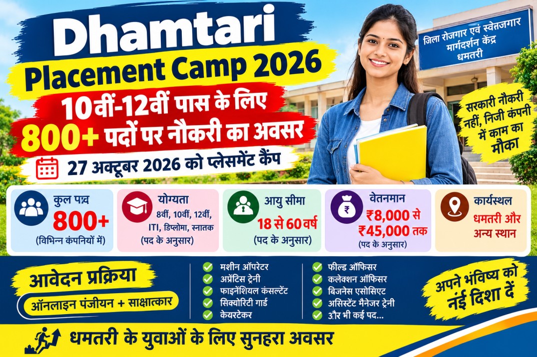 Dhamtari Placement Camp 2026